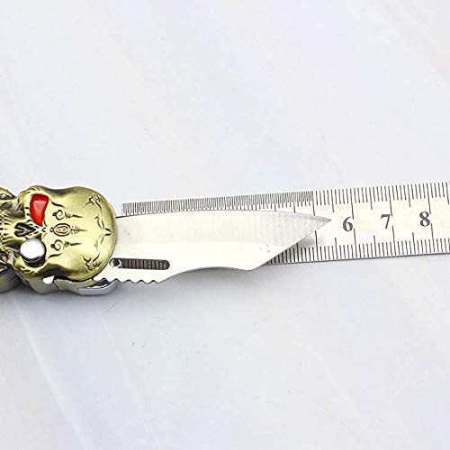 Encendedor de llama torch metal diseño calavera rojo miniatura 7