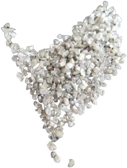 1mm To 2mm Approx White Diamond, Uncut Diamond, Rough Diamond, Drilled Raw Diamond Chips, Raw Uncut Diamond For Jewelry (1Ct To 5Ct), 1-2 MM