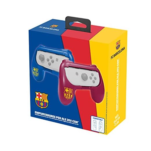 FCB FC Barcelona grips (empuñaduras) accesorio para mando JoyCons Nintendo Switch