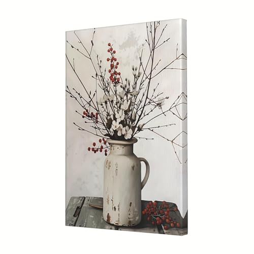 Affiches et impressions florales modernes au rendu premium sur grande toile avec cadre 90x140