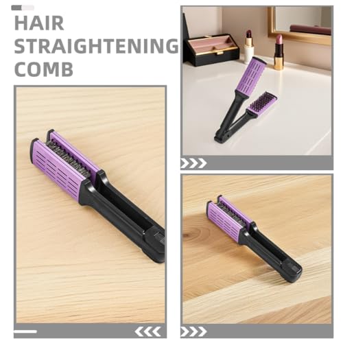 Peine alisador doble con cerdas suaves para cabello miniatura 7
