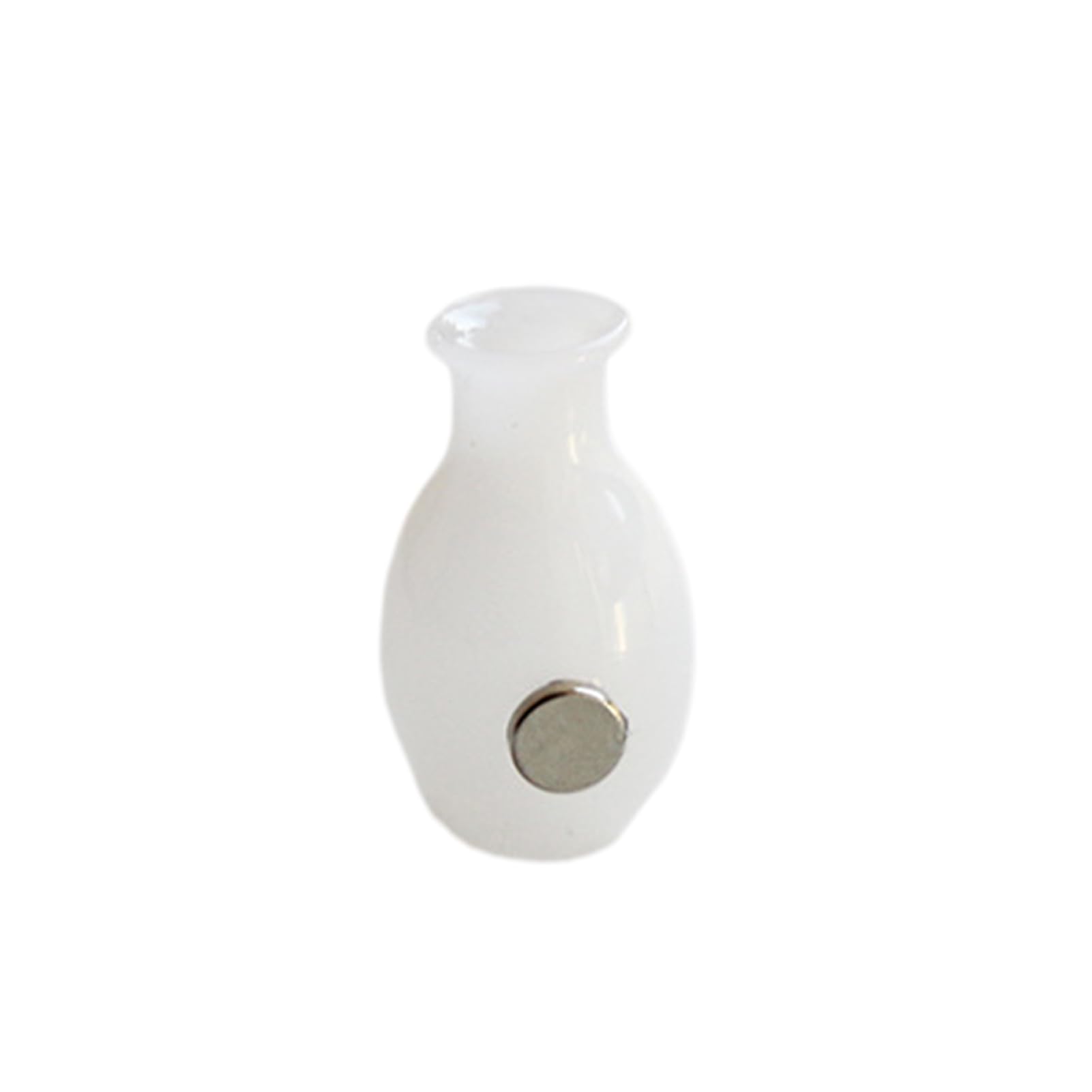 anwhriet Mini Glass Vase Refrigerator Magnet, 3D Decorative Flower Holder for Fridge, Aesthetic Kitchen Decor, Small Magnetic Plant Vase for Office Locker, 2.8cm x 1.7cm J