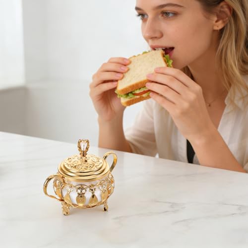 Pot à épices avec cuillère SHOWERORO et couvercle pour table - 6
