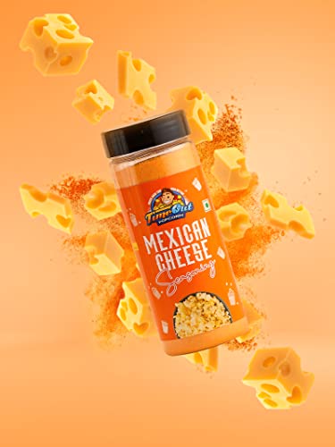 Image of Time Out Popcorn Mexican Cheese & BBQ Powder, Multi Use Seasoning For Pop corn, Snacks, Pack of 2, 100g