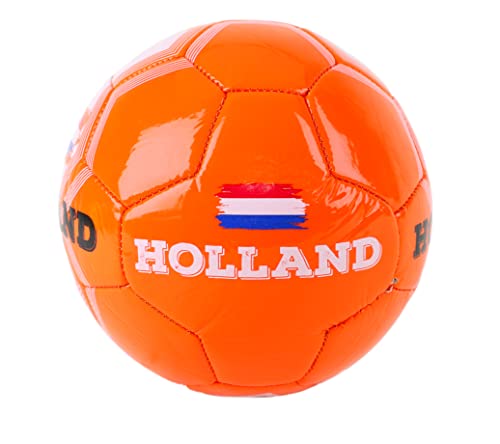Toyland® Fußball mit Ländermotiv (4 Pfund/Größe 2) – Feierlichkeiten zur Fußball-Europa-/Weltmeisterschaft – Spielzeug für draußen (Holland)