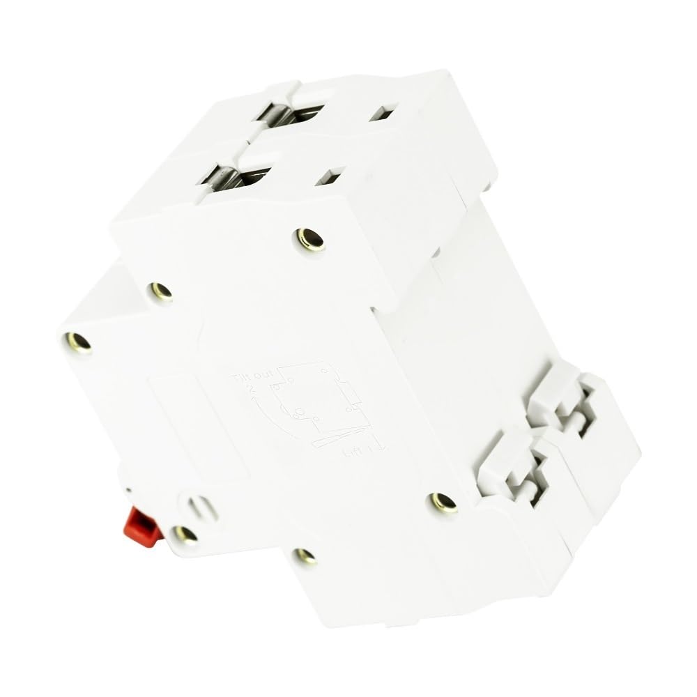 DC12 24V MCB Battery Car Protector Circuit Breaker DZ47 80A 100A 125A DC Positive Negative Pole Protection Switch Isolator(2P,80A)