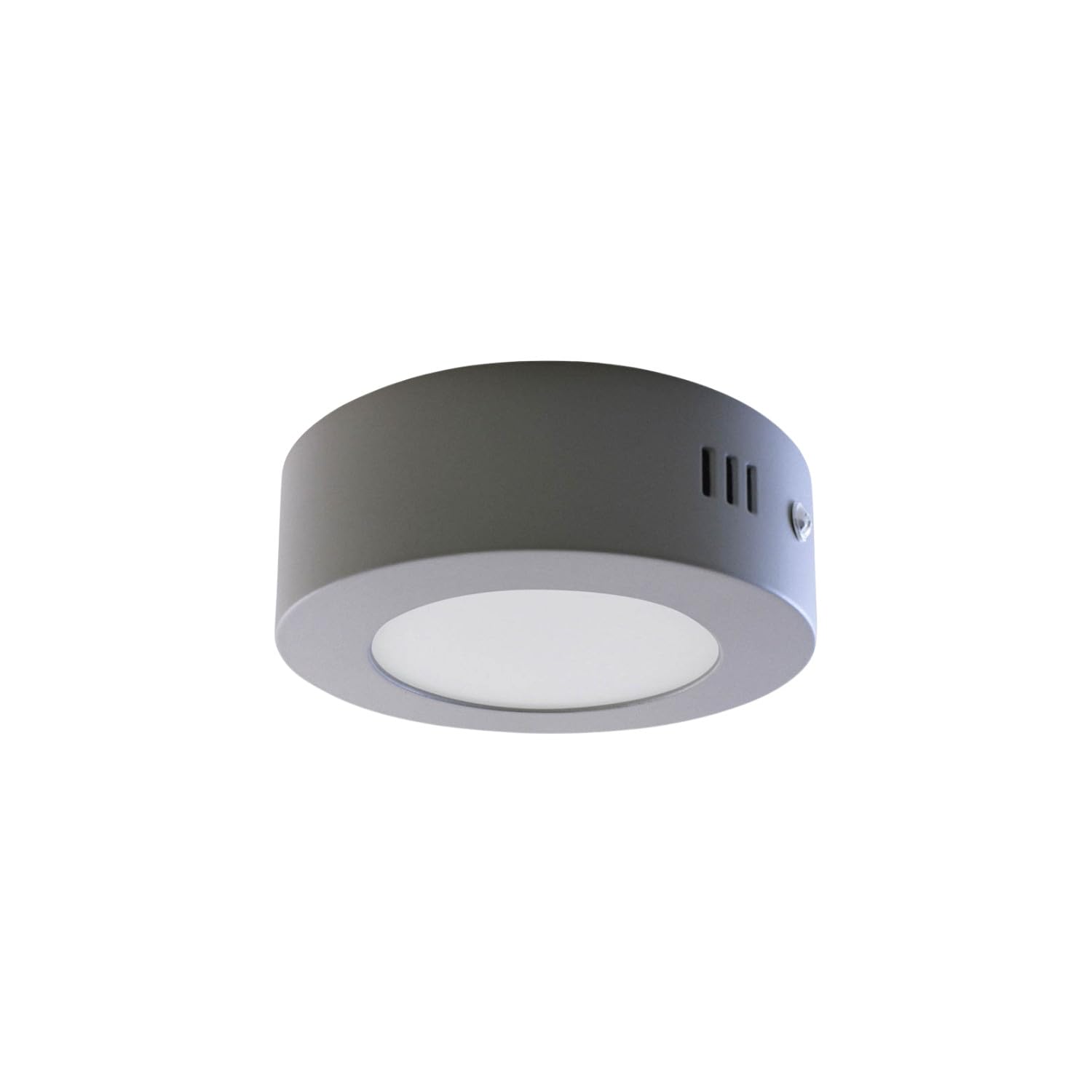 SECOM Pack 10 Downlights LED de Superficie Redondo 18W 1800lm Ø22cm 4000K Níquel 30000H