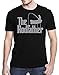 The Rodfather Funny Parody T-Shirt, XL, Black