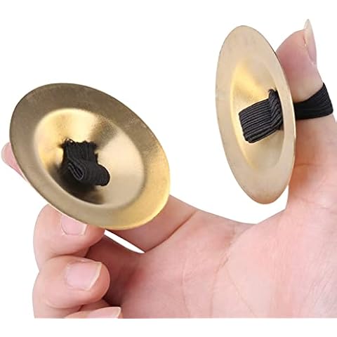 Par de Crótalos de Latón para Danza del Vientre Cover