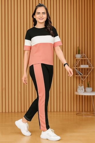 Image of Women's Cotton Printed Track Suit Co-ord Set Stretchable Tracksuit Yoga,Gym, Running Wear Suit Set Casual Wear Tracksuit