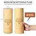 HOOMTREE Scattering Tubes for Human Ashes Made of Bamboo,Large Scattering Urns for Human Ashes Adult with Tree of Life Pattern,Biodegradable Cremation Urn for Women Male Pet,3.5 * 9 Inches,1 Piece