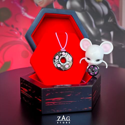 ZAG STORE - womens Miraculous Ladybug - Mouse Transformation Necklace3
