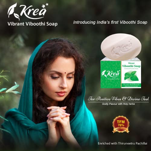 Krea Vibrant Viboothi Soap (Pack of 5 Soaps)