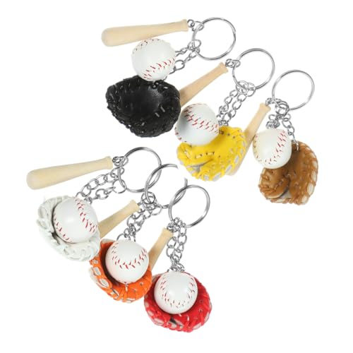 Porte-clés batte de baseball en cuir pour personnaliser votre sac de sport