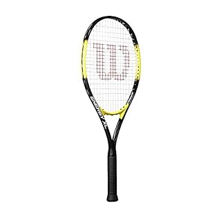 Wilson Raquete de Tênis Energy XL, Preto e Amarelo
