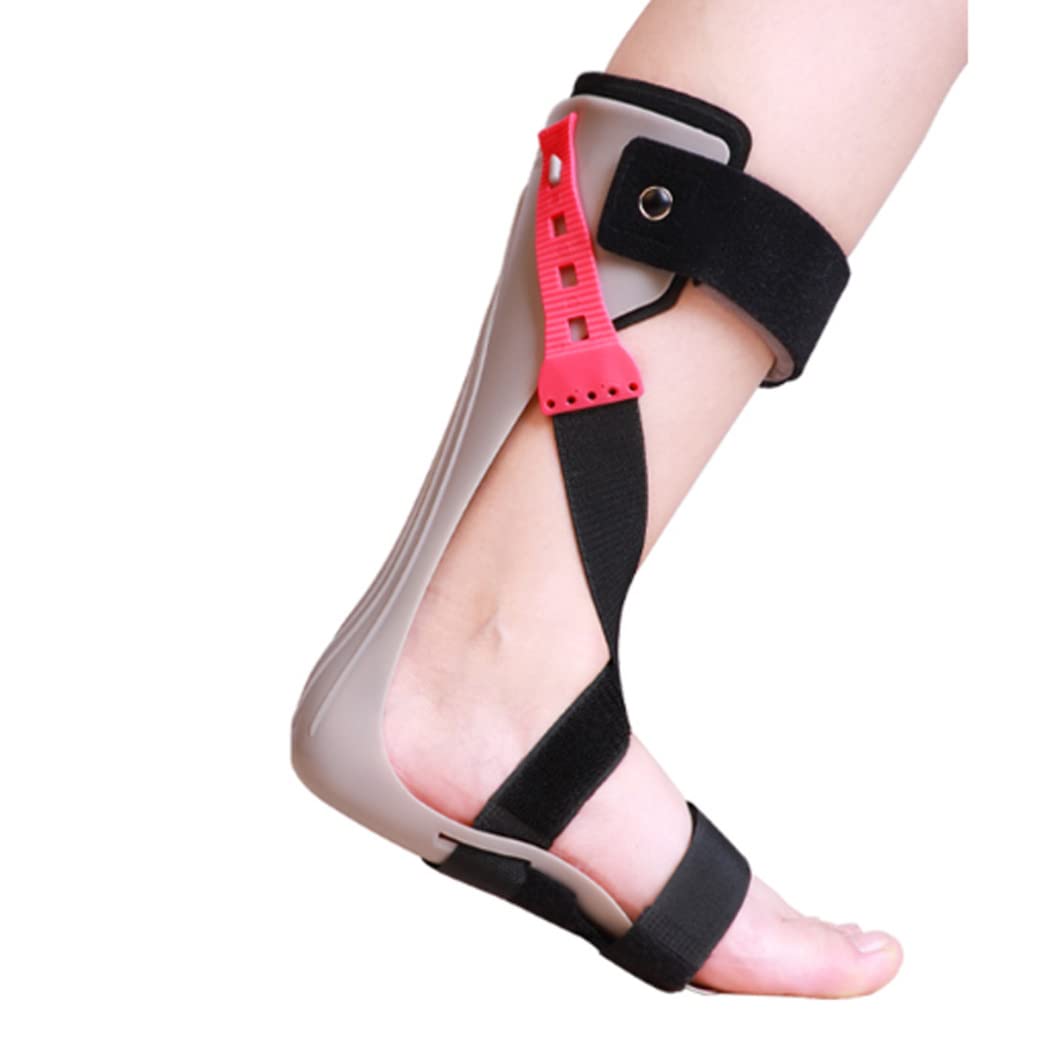 Soporte de fijación de férula para Fascitis Plantar Soporte de ortesis de caída de pie Soporte con Alfombrilla Antideslizante Herramienta de recuperación de Fractura de articulación de Tobillo Férula