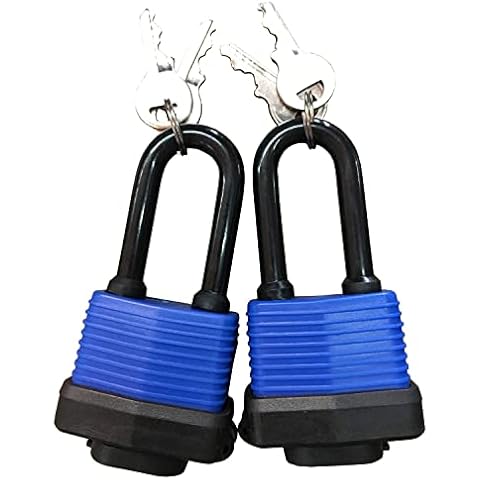 SEPOX Laminated Steel Lock 1-9/16-inch(40mm) (40mm 2 Pack Waterproof) Cover