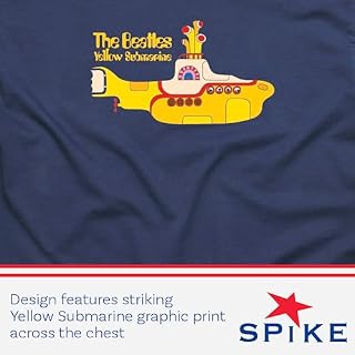 Spike Leisurewear Coffret cadeau T-shirt et chaussettes Beatles Yellow Submarine Disponible en tailles S, M, L, XL et XXL - Les Beatles, Paul McCartney, John Lennon, RIngo Starr, George Harrison Spike Leisurewear Coffret cadeau T-shirt et chaussettes Beatles Yellow Submarine Disponible en tailles S, M, L, XL et XXL – Image 2