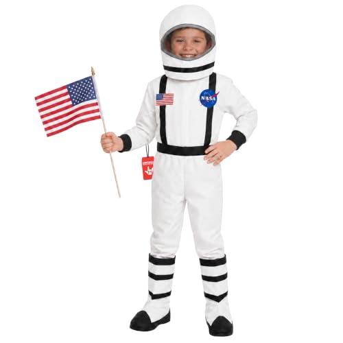 Disfraz de astronauta para niños con casco
