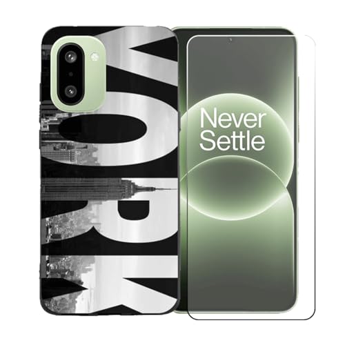 �pGYDQQKJ�P�[�X OnePlus 15R 5G + �����K���X�X�N���[���ی�t�B���� �A���ȃ\�t�g�V���R���P�[�X�ی�TPU�J�o�[�̃P�[�X�J�o�[ �p�� (6.83") - BST5