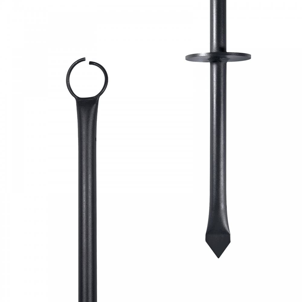 eLumen8 2.75m Festoon Pole (Pack of 2) Outdoor String Light Pole Metal Garden Festival Lighting