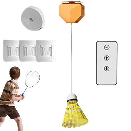 Dispositif de rebond pour équipement pratique de badminton : apprenez à jouer seul sans filet