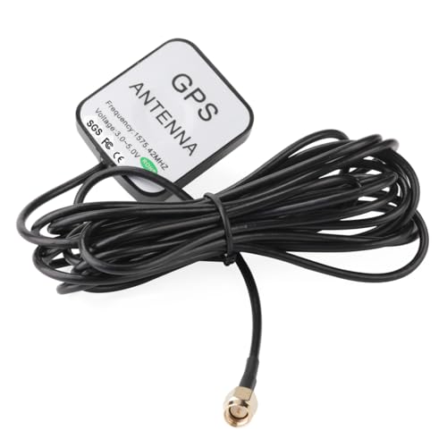 PLOSON Antenna GPS impermeabile PA-06S per auto, spina maschio SMA,