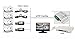 OdiySurveil(TM) UTP 4 Channel Passive HD Transceiver,BNC RJ45 UTP Converter for 720P 1080P CVI/TVI/AHD CCTV System