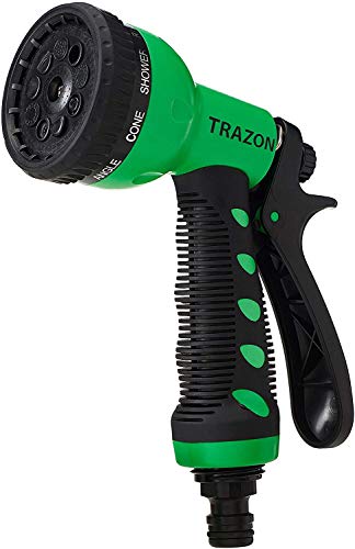 Garden Hose Nozzle Heavy Duty, High Pressure. Water Hose Nozzle Sprayer, Gun, Head. Spray Nozzle for Garden Hose, 9 Adjustable Watering Patterns, Best Nozzles for Garden, Lawn, Car Wash