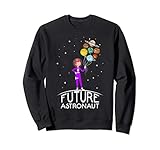 Photo Gallery futuro astronauta con pianeti frase divertente per ragazza felpa Photo Gallery futuro astronauta con pianeti frase divertente per ragazza felpa