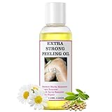 ARCHIDATE Yellow Peeling Oil for Dark Skin, Extra Strong Peeling Oil, Natural Formula Exfoliating Peels Solution for Face, Body, Hands and Foot Dead Skin Remover (110ml)