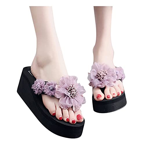 TIANMING Women Beach Slippers Sandals Platform Wedges Sandals High Heels Wedges Slippers Flip Flops Flowers Bohemian Style Flip Flops Plus Size TIANMING Women Beach Slippers Sandals Platform Wedges Sandals High Heels Wedges Slippers Flip Flops Flowers Bohemian Style Flip Flops Plus Size