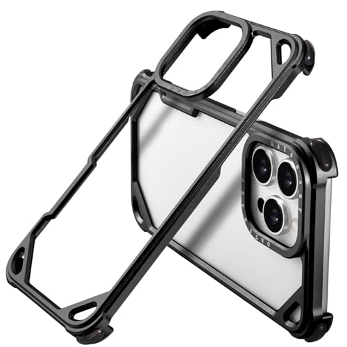 Coque aluminium iPhone 15 Pro Max OATSBASF cadre luxe minimaliste