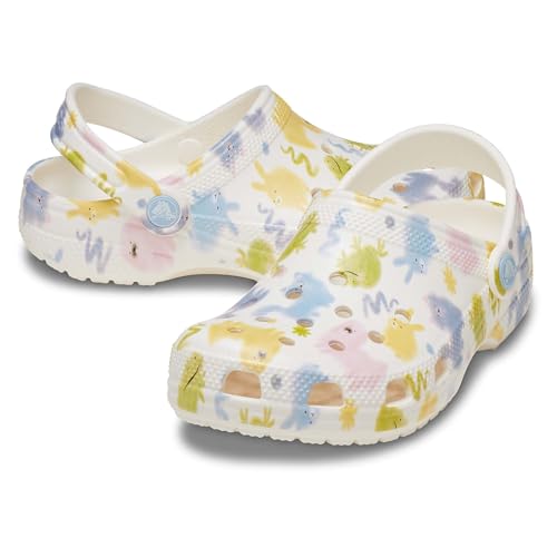 Image of Crocs Unisex-Child Classic Watercolor Marbled Clog