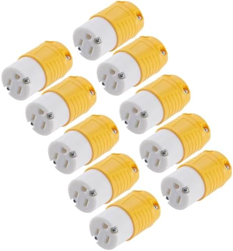 Extension Cord Female Ends 10Pcs, NEMA 5-15R Replacement Connector