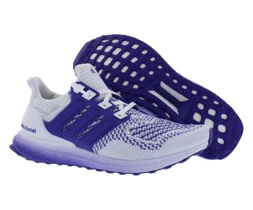 ADIDAS Women's Ultraboost 2023 1.0 Running Shoes, Cloud White/Energy Ink/Collegiate Purple, US 8 W2