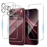 Back Vetro Temperato per iPhone 18 Pro Max, 9H Anti-Graffio, 1+2+2 Pezzi
