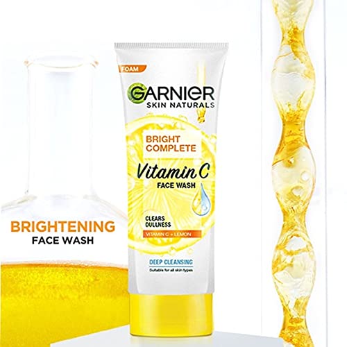 Image of Garnier Skin Naturals Wrinkle Lift Anti Ageing Cream, 40g & Garnier Bright Complete VITAMIN C Facewash, 100 gm