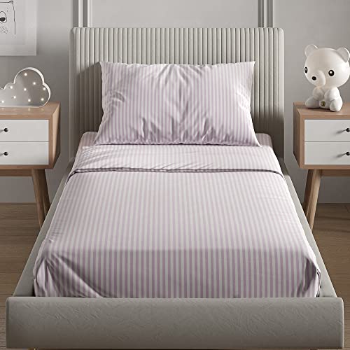Cgk Unlimited Kids Pink Pinstripes Full 4 Piece Sheet Set thumb #4