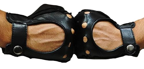 Image of Aim Emporium Men's and Women's Genuine Leather Cycling Gloves Car Driving Riding Motorcycle Leather Pure Gloves Anti-Slip (XL)