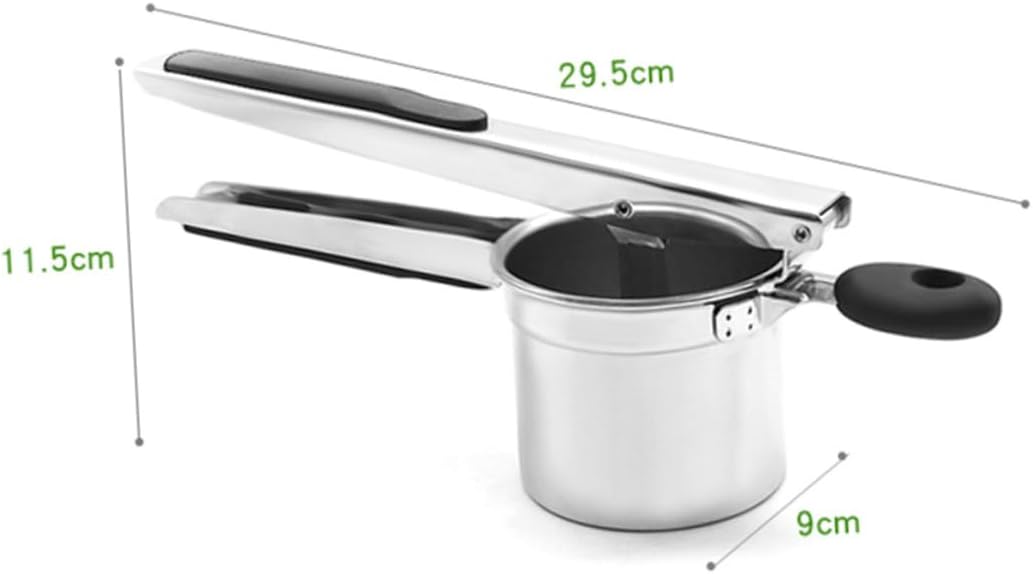 Non- Silicone Handle Potato Interchangeable Disks Food Pressing Tool for Easy Potatoes Fruits and Vegetables Construction