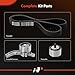 A-Premium Timing Belt & Component Kit Compatible with Jeep Wrangler 03-06, TJ 03/05-06 & Dodge Caravan 00-07, Neon 03-05, Stratus 03-06 & Chrysler Sebring 03-06, PT Cruiser 03-10, Voyager 03, 2.4L