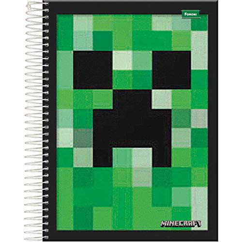 Caderno 01 Matéria Capa Dura, Pacote com 4 Cadernos, Capas Sortidas, 96 Folhas, Foroni, Modelo 6080