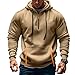 RTTUIOP Hoodies for Men Quarter Zip Pullover Tactical Sweatshirt Vintage Long Sleeve Casual Fashion Hoodie 1/4 Zip Pullover Sweatshirt Winter Hoodie Zip-Up Warm Clothes Jacket With Pockets