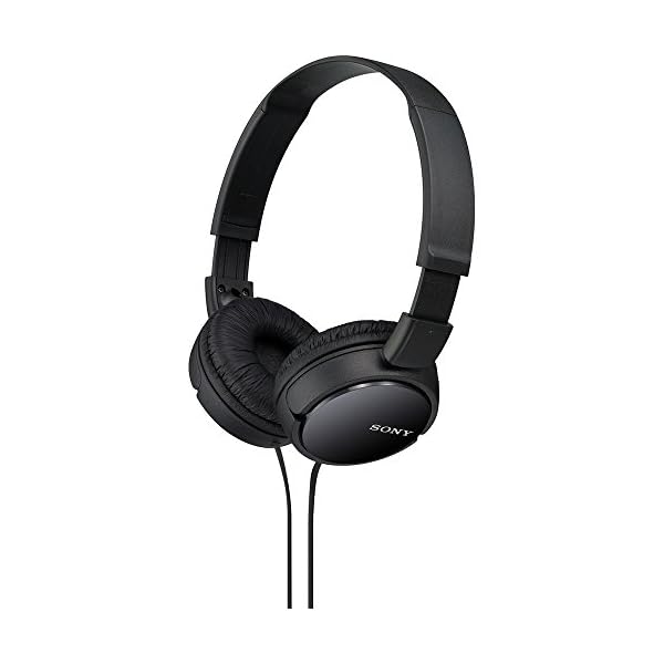 Sony-ZX-Series-Wired-On-Ear-Headphones-Black-MDR-ZX110 Sony ZX Series Wired On-Ear Headphones, Black MDR-ZX110, 7.87 x 1.81 x 5.87 inches