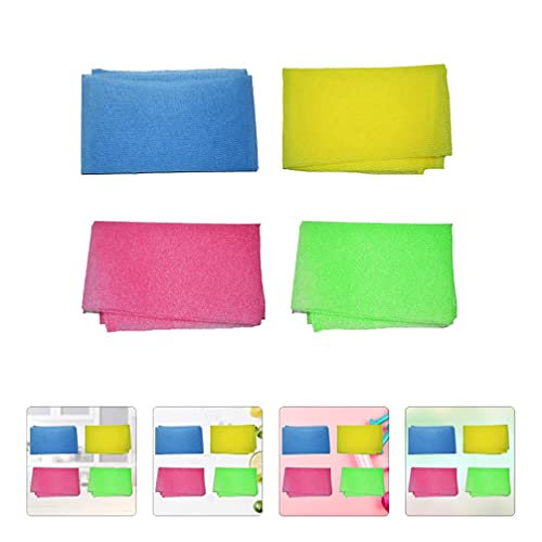 EXCEART 8Pcs Beauty Huid Bad Wassen Handdoek Exfoliërende Bad Doek Dubbelzijdig Exfoliërende Nylon Badhanddoek Voor… - Image 5