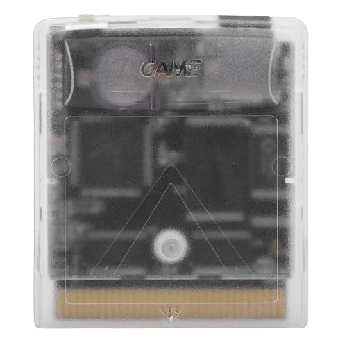 YUEHISY Cartucho de Juego 4000 en 1, Tarjeta de Memoria Pequeña Integrada de 8GB, Tarjeta Tipo Cartucho de Vídeo para Consola de Juegos Retro Mega Drive (Blanca transparente)