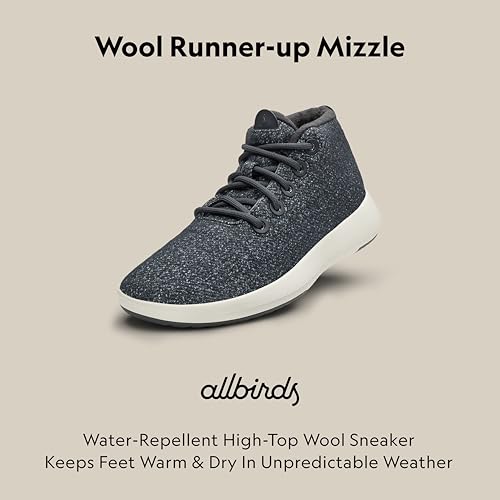 Allbirds Men's Wool Runner-up Mizzle, Water-Repellent High-Top Wool Sneakers3