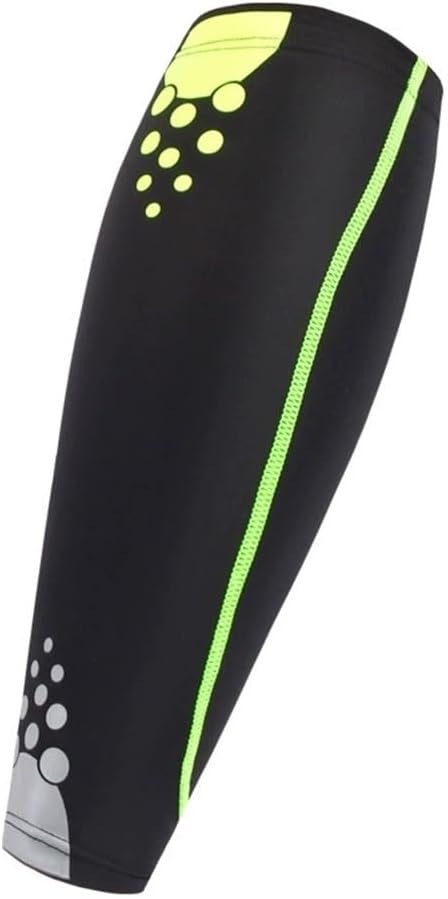 Calf Support Brace Outdoor Basketball Football Running Leg Guards Knee Socks(Color 7,Large)