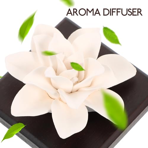 Difusor aromático eléctrico portátil de cerámica para auto miniatura 3